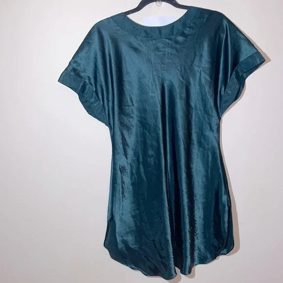 Victoria's Secret Vintage Gold Label Emerald Green Nightgown Small